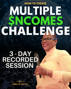 CREATE MULTIPLE INCOMES | 3 DAY CHALLENGE RECORDED