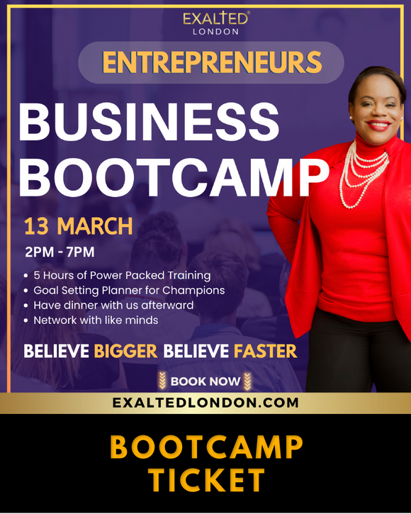 EXALTED LONDON | BUSINESS BOOTCAMP