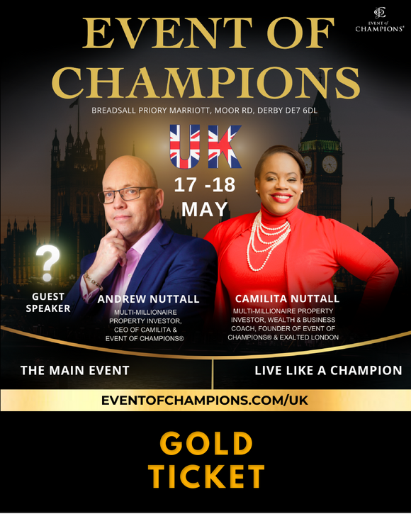 EVENT OF CHAMPIONS ® UK | GOLD TICKET