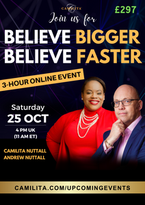 BELIEVE BIGGER AND BELIEVE FASTER | ONLINE OCTOBER