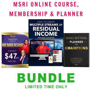 BUNDLE | MSRI COURSE, EL MEMBERSHIP & PLANNER