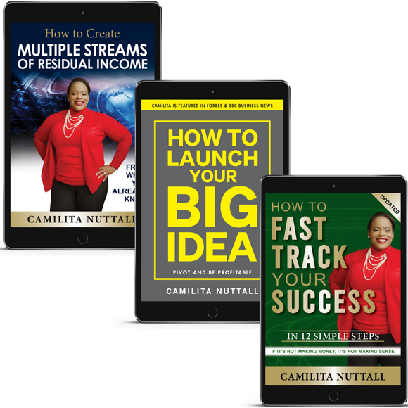 FAST TRACK YOUR SUCCESS, LAUNCH YOUR BIG IDEA & CREATE MULTIPLE INCOMES | EBOOKS