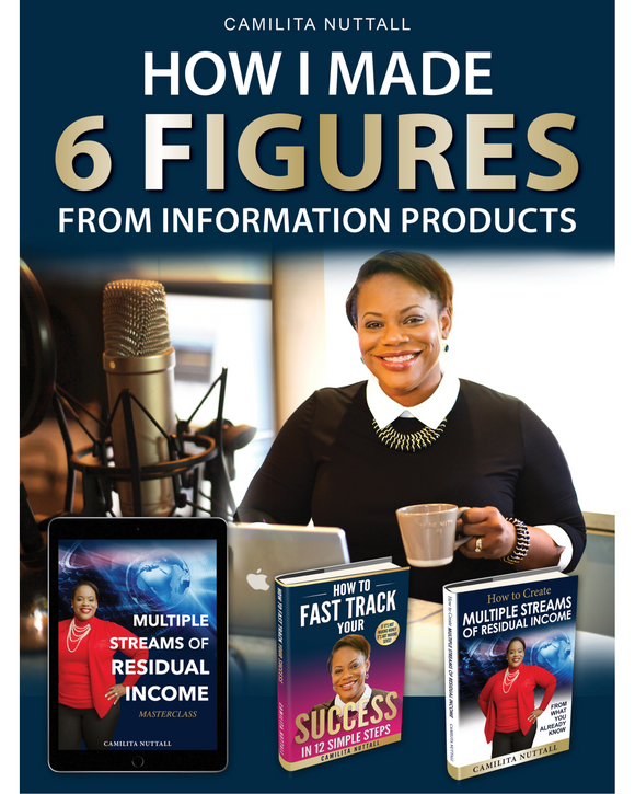 6 FIGURES FROM INFORMATION PRODUCTS | MASTERCLASS